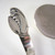 4 pieces Vintage Antique Danish Silver Plate Serving Cutlery Tea caddy spoon 