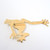  Australian Designer Gilded Sterling Silver Jumping Frog Brooch 