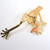  Australian Designer Gilded Sterling Silver Jumping Frog Brooch 