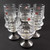 6 Vintage Iittala Marski Pewter Base Port Wine Glasses 