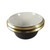2 Vintage Royal Copenhagen Aluminia Faience Black & Gold Pyrolin Bowls Ingvar Olsen 1959 