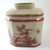  Antique Danish Hjorth Pottery Tea Caddy with ox Blood Glaze Bird