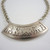 Vintage South American 950 Silver Necklace Ecuador Inca Motifs