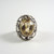 Vintage Chunky Artisan Sterling Silver & 9ct Gold Citrine Ring