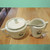 Art Deco Vintage Royal Copenhagen Quaking Grass 3 pce teaset Thorkild Olsen