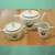 Art Deco Vintage Royal Copenhagen Quaking Grass 3 pce teaset Thorkild Olsen