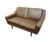 Mid Century Danish Modern Scandinavian Two seater Leather Sofa