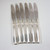 6 Vintage Solid Silver 830S W Sorensen Lotus Dinner Knives