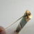 Large Antique 9ct gold New Zealand Greenstone Brooch or Lace Pin