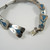 Vintage Mexican Sterling Silver Inlay Bracelet Taxco