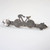 Antique Victorian Rare Sterling Silver Bicycle Brooch