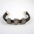 Vintage Navjo South Western Carolyn Pollack Sterling Silver & Woven Leather Bracelet