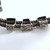 Vintage Navjo South Western Carolyn Pollack Sterling Silver & Woven Leather Bracelet