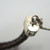 Vintage Navjo South Western Carolyn Pollack Sterling Silver & Woven Leather Bracelet