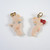 Vintage Ceramic Kewpi Doll Pendants or Earring drops