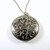 Vintage Engraved Sterling Silver Locket on 52cm Chain.