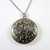 Vintage Engraved Sterling Silver Locket on 52cm Chain.