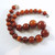 Vintage Rich Amber Bakelite Necklace graduated beads 38gms