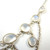  Art Deco Vintage Silver Moonstone Garland Festoon Necklace