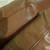 Vintage Danish Stouby Paula Dark Caramel 3 Seater Leather Couch or Sofa