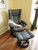 Norwegian Stressless Ekornes Paloma Leather Wing Recliner Easy Chair & Footstool 