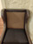 Vintage Mid Century Danish Chocolate Brown Leather  Wing Back Easy Chair Borge Mogensen Style