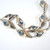 Vintage Danish Hermann Siersbol Sterling Silver Blue Stone Necklace