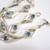 Vintage Danish Hermann Siersbol Sterling Silver Blue Stone Necklace