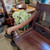 Rustic Vintage Teak Wooden Railway Bench Seat