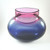  Large Australian Art Glass Vase Maureen Williams Blue & Cranberry