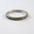 Vintage WW2 Solid Silver Marcasite Wedding Band Ring