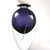 Australian Michael Hook Art Glass Contolled Bubble Purple Sommerso Perfume bottle