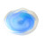 Australian Rob Gatt Blue  Art Glass Wavy Edge Bowl
