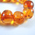 Vintage Cognac Baltic Amber Rounded Bead Necklace 75gms.
