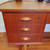 Vintage Danish Teak Desk with 6 drawers & bookshelf back