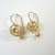 9ct Gold Italian 8mm Euro Ball Filigree Earrings 1.7gms