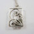 Art Deco Vintage Danish Anton Rasmussen 830S Silver Pendant on Chain