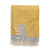 Brand New Klippan Eco Lambs Wool Blanket Harald Yellow