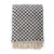 Brand New Klippan Gotland Wool Blanket Black Dots