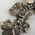  Vintage Heavy Sterling Silver Charm Bracelet 143gms