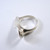 Vintage Large Sterling Silver Designer ring Size S