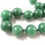 Vintage Export Chinese Jade Jadeite Rounded Bead Necklace Filigree Clasp