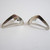 Vintage Danish Sterling Silver Earring Clips N.E. Niels Erik From 