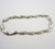 Vintage Danish Sterling Silver Jens Tage Hansen Leaf Choker Necklace