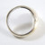 Vintage Sterling Silver Modernist Ring Signed WK Size P 1/2