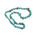 Vintage Natural Turquoise with Silver Inclusions Necklace. 129gms. 