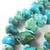 Vintage Natural Turquoise with Silver Inclusions Necklace. 129gms. 