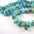 Vintage Natural Turquoise with Silver Inclusions Necklace. 129gms. 