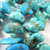 Vintage Natural Turquoise with Silver Inclusions Necklace. 129gms. 