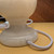 Vintage Small Carved Marble Lamp Choice of Pleated Shade